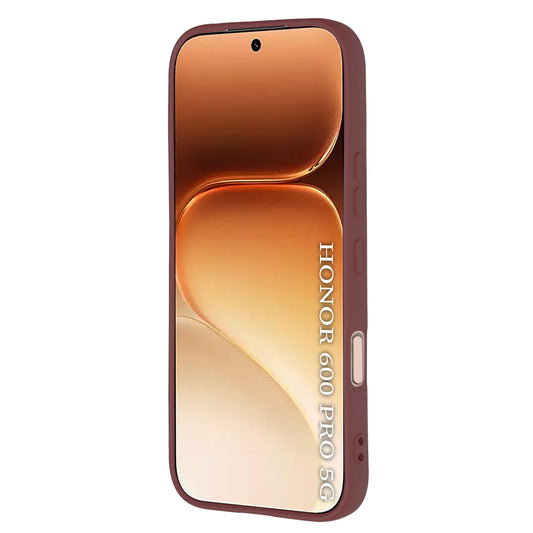 Fodral för Honor 600 Pro, Techsuit, SoftFlex, Vinröd