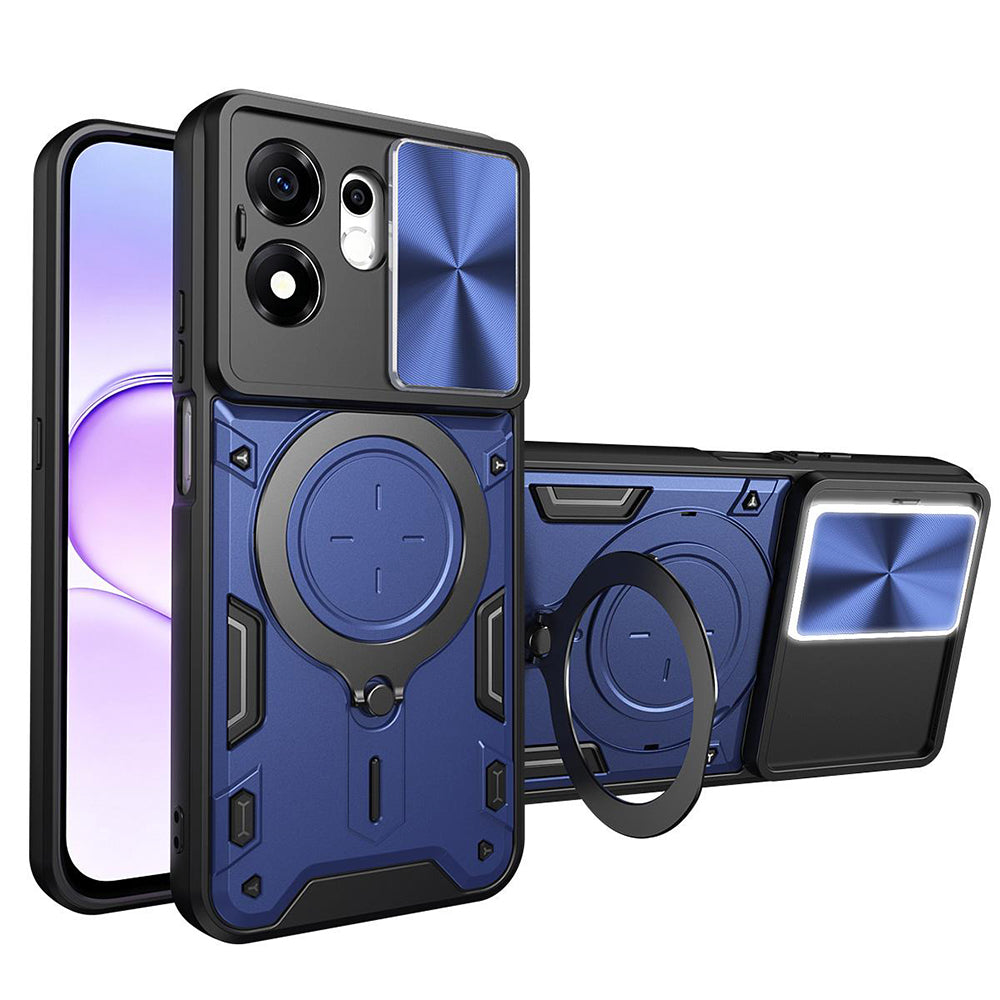 Fodral för Honor 600 Smart, Techsuit, CamGuard Pro, Blå