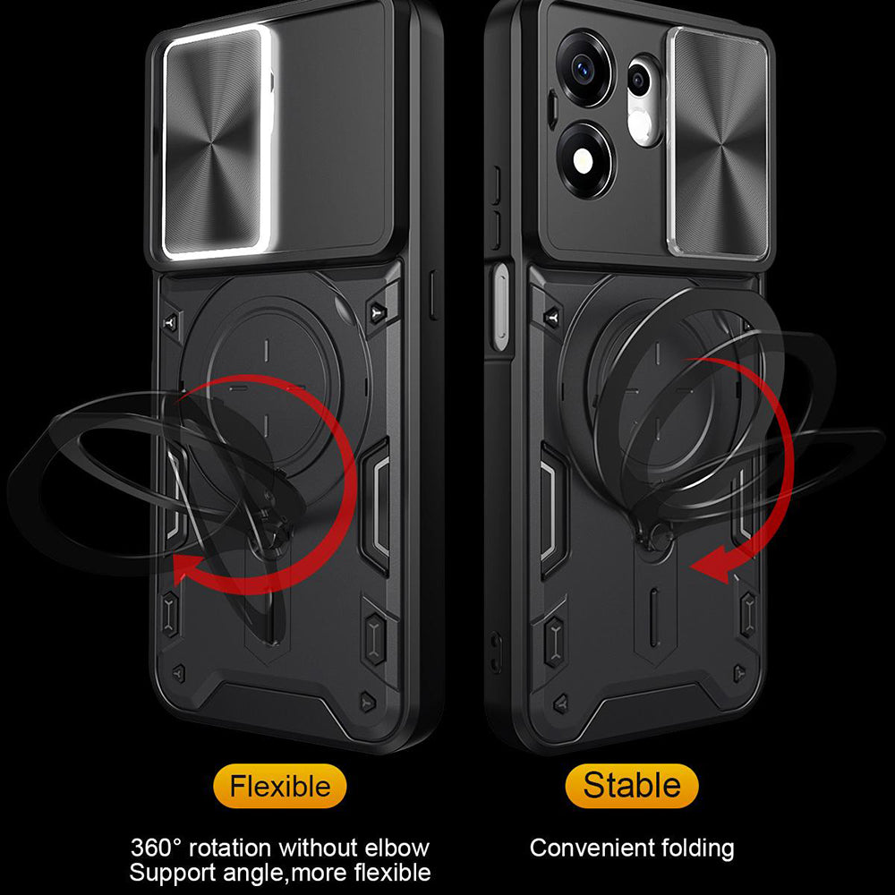 Fodral för Honor 600 Smart, Techsuit, CamGuard Pro, Blå