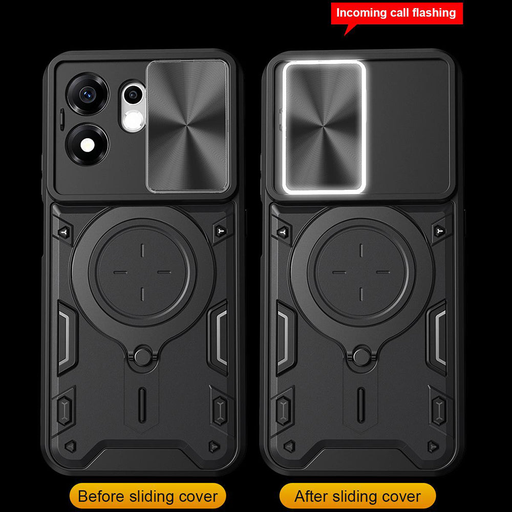 Fodral för Honor 600 Smart, Techsuit, CamGuard Pro, Blå