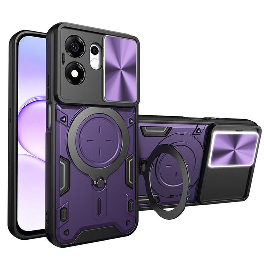 Fodral för Honor 600 Smart, Techsuit, CamGuard Pro, Lila