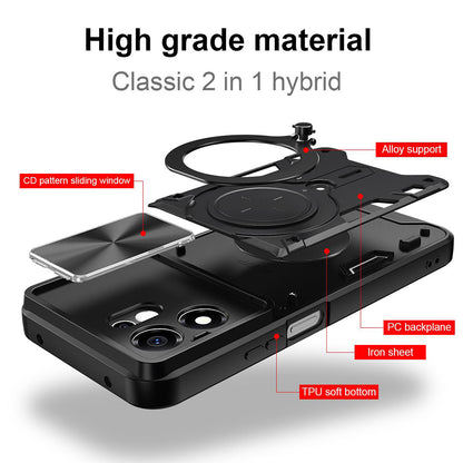 Fodral för Honor 600 Smart, Techsuit, CamGuard Pro, Roséguld