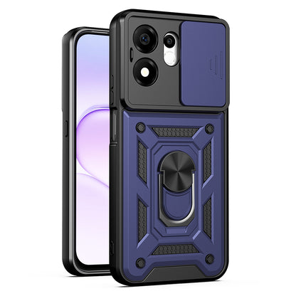 Fodral för Honor 600 Smart, Techsuit, CamShield, Blå