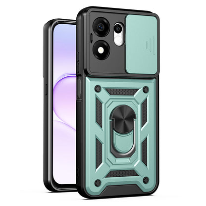 Fodral för Honor 600 Smart, Techsuit, CamShield, Grön