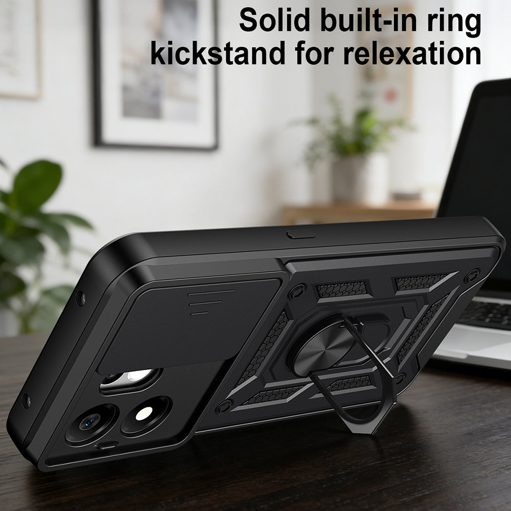 Fodral för Honor 600 Smart, Techsuit, CamShield, Grön