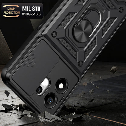 Fodral för Honor 600 Smart, Techsuit, CamShield, Grön