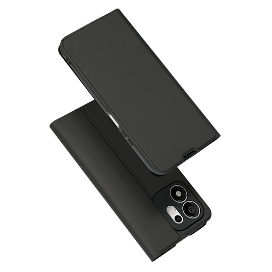 Fodral för Honor 600 Smart, Techsuit, Magskin Book Long Blitz Cutout, Svart