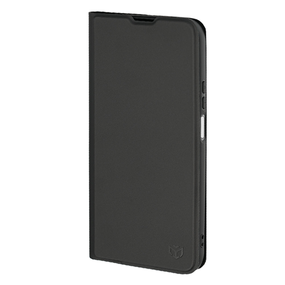 Fodral för Honor 600 Smart, Techsuit, Magskin Book Long Blitz Cutout, Svart