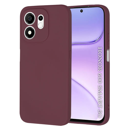 Fodral för Honor 600 Smart, Techsuit, SoftFlex, Vinröd