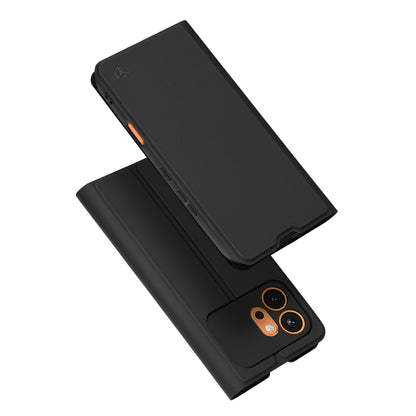 Case for Honor 600, Techsuit, Magskin Book, Black