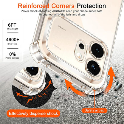 Skyddsfodral för Honor 600, Techsuit, Shockproof Clear, Transparent