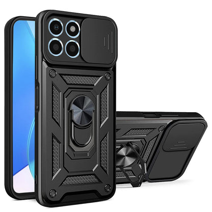 Fodral för Honor 70 Lite / X6 / X8 5G, Techsuit, CamShield, Svart
