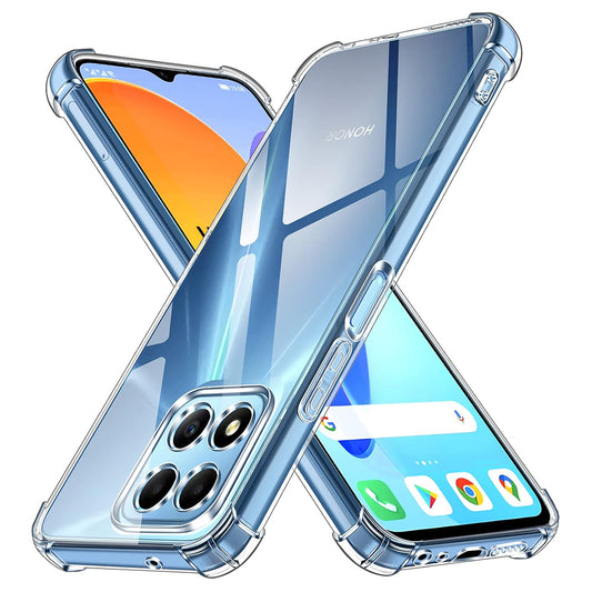 Fodral för Honor 70 Lite / X6 / X8 5G, Techsuit, Stötsäker Klar, Transparent