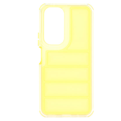 Fodral för Honor 90 Lite, Techsuit, Wave Shield, Gul