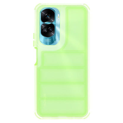 Fodral för Honor 90 Lite, Techsuit, Wave Shield, Grön