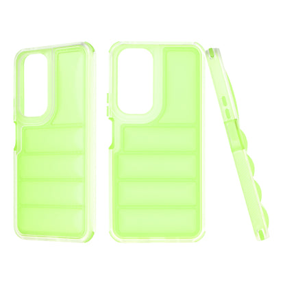 Fodral för Honor 90 Lite, Techsuit, Wave Shield, Grön