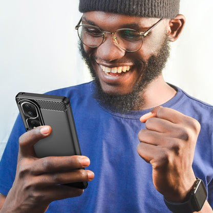 Skyddsfodral för Honor 90 Pro / 80 Pro, Techsuit, Kolfiber, Svart
