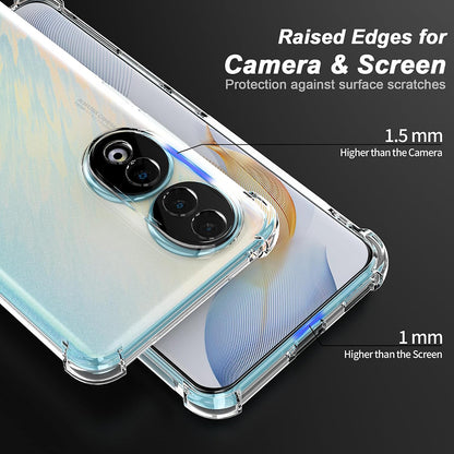Fodral för Honor 90 Pro, Techsuit, Stötsäker Klar, Transparent