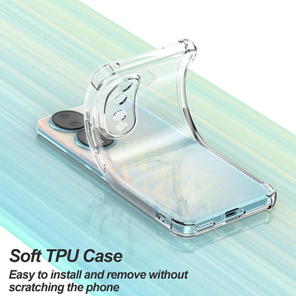 Fodral för Honor 90 Pro, Techsuit, Stötsäker Klar, Transparent
