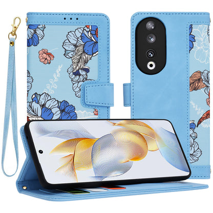 Fodral för Honor 90, Techsuit, FlipCraft, Blå