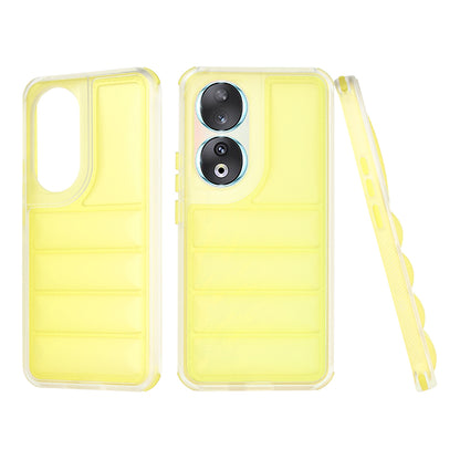 Fodral för Honor 90, Techsuit, Wave Shield, Gul
