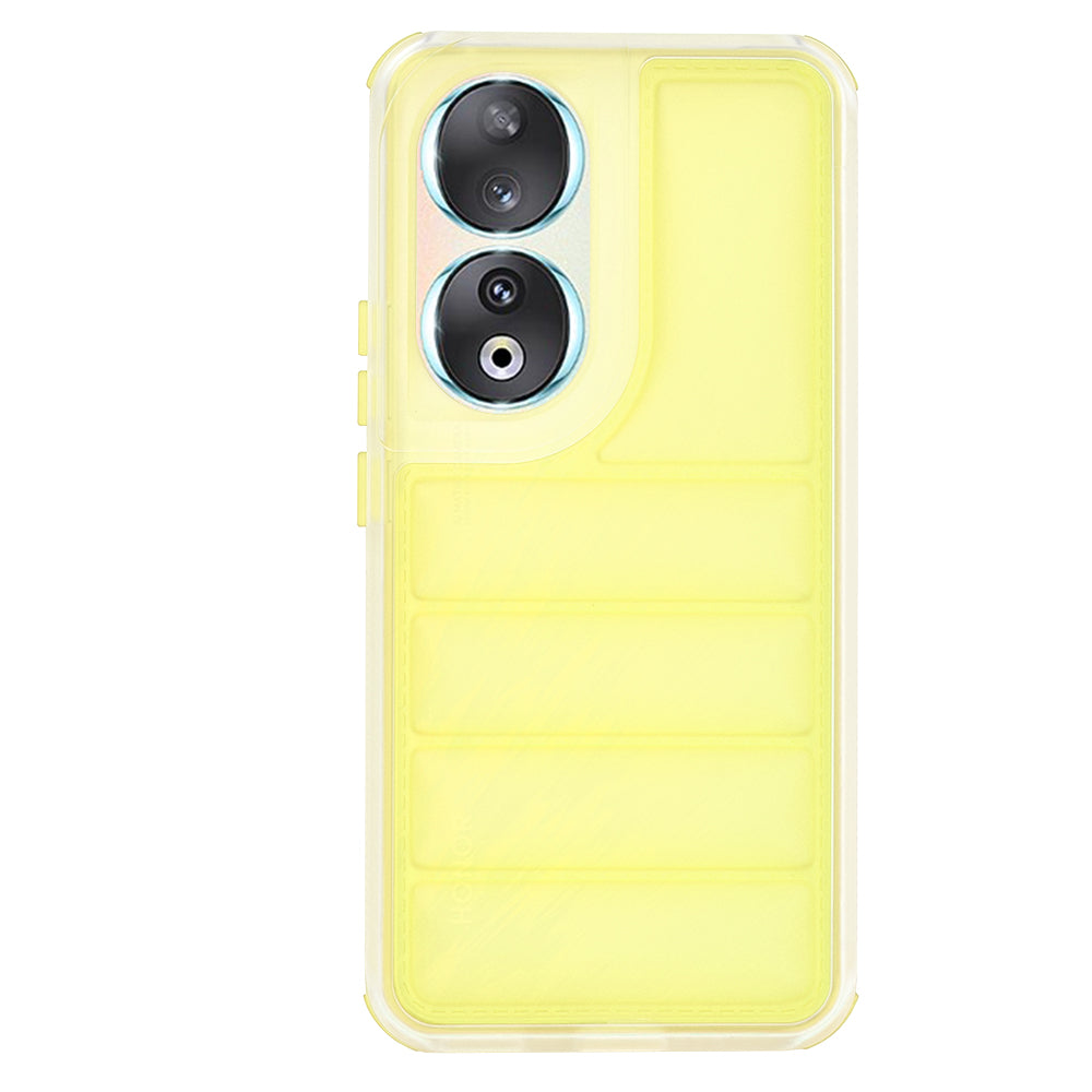 Fodral för Honor 90, Techsuit, Wave Shield, Gul