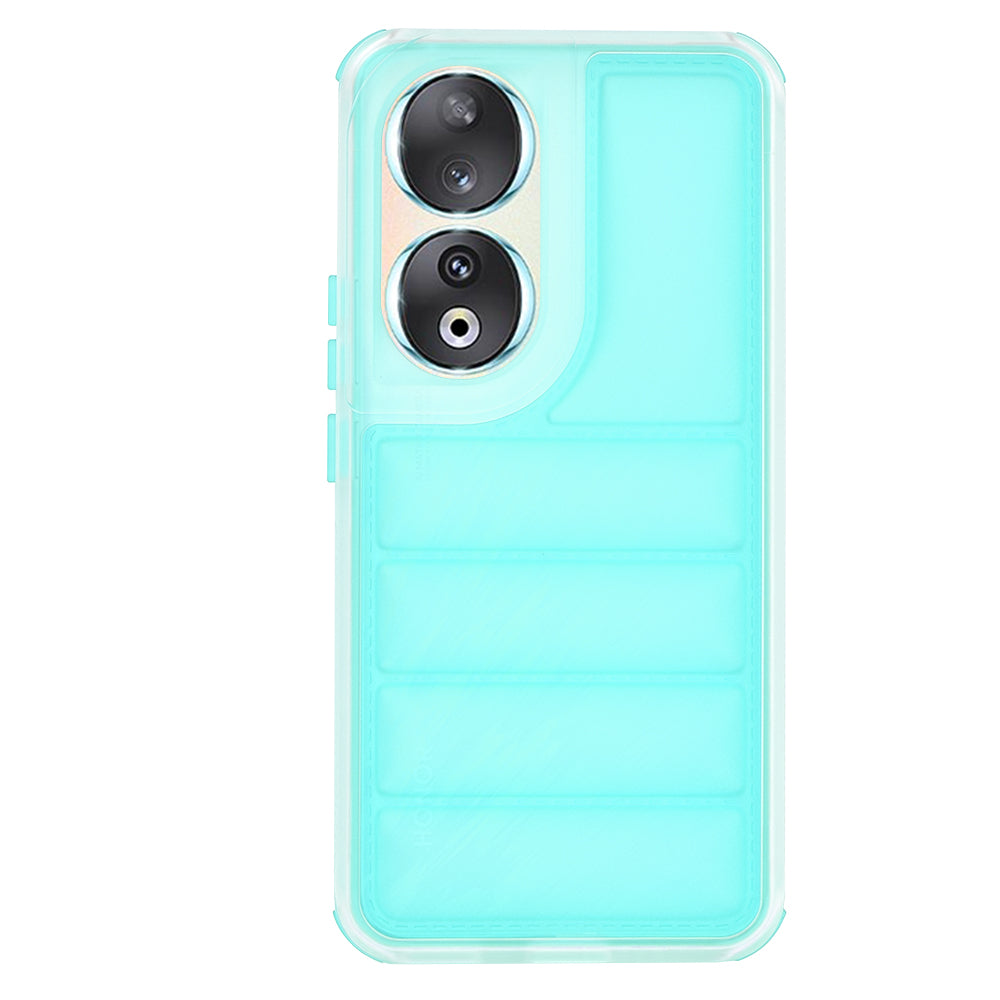 Fodral för Honor 90, Techsuit, Wave Shield, Turkos