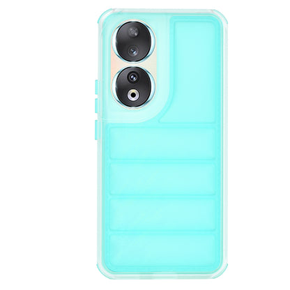 Fodral för Honor 90, Techsuit, Wave Shield, Turkos