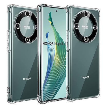 Fodral för Honor Magic5 Lite, Techsuit, Stötsäker Klar, Transparent