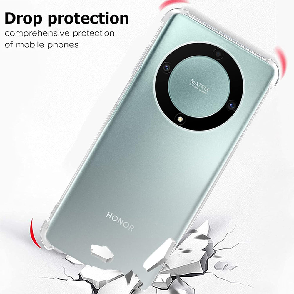 Fodral för Honor Magic5 Lite, Techsuit, Stötsäker Klar, Transparent