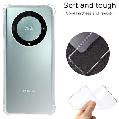 Fodral för Honor Magic5 Lite, Techsuit, Stötsäker Klar, Transparent