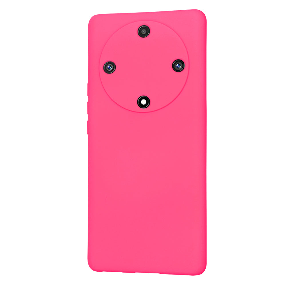 Skyddsfodral för Honor Magic5 Lite, Techsuit, SoftFlex, Mörkrosa