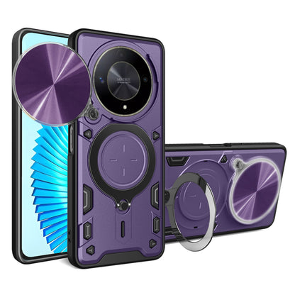 Fodral för Honor Magic6 Lite, Techsuit, CamGuard Pro, Lila