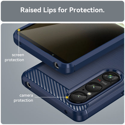 Skyddsfodral för Honor Magic6 Lite, Techsuit, Carbon, Blå