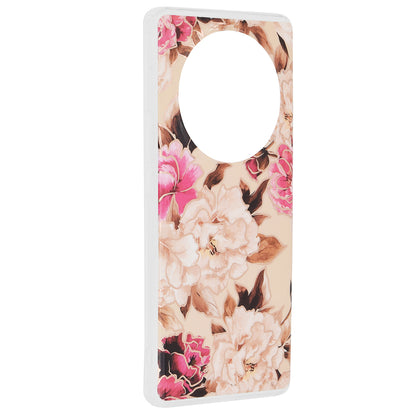 Fodral för Honor Magic6 Lite, Techsuit, Marble, Beige
