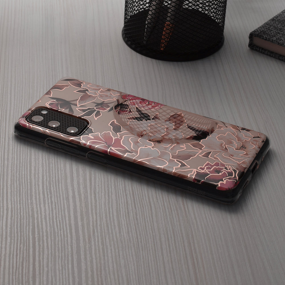 Fodral för Honor Magic6 Lite, Techsuit, Marble, Beige