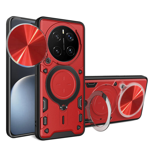 Fodral för Honor Magic7 Pro, Techsuit, CamGuard Pro, Röd