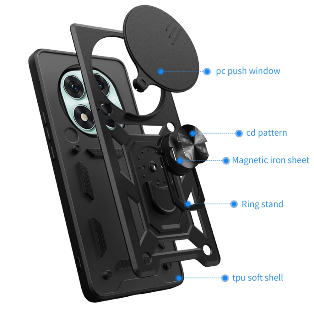 Fodral för Honor Magic7 Pro, Techsuit, CamShield, Rosa