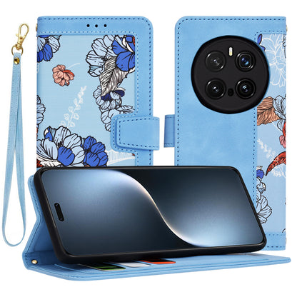 Fodral för Honor Magic7 Pro, Techsuit, FlipCraft, Blå