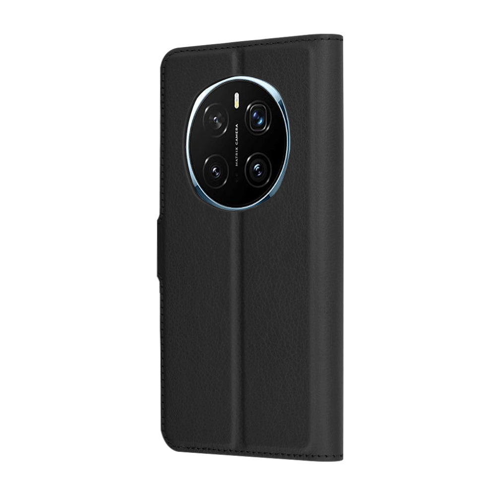 Fodral för Honor Magic7 Pro, Techsuit, Leather Folio, Svart