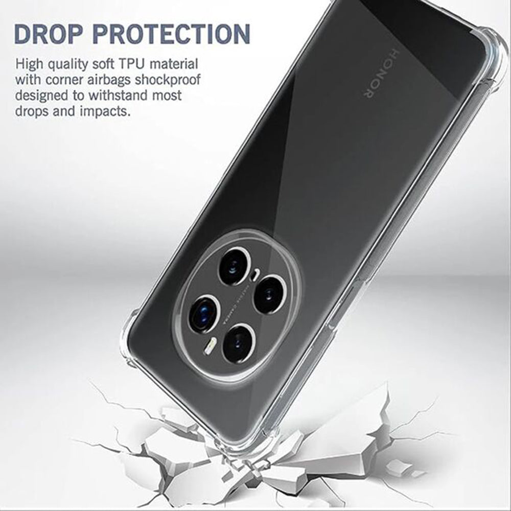 Fodral för Honor Magic7 Pro, Techsuit, Stötsäker Klar, Transparent