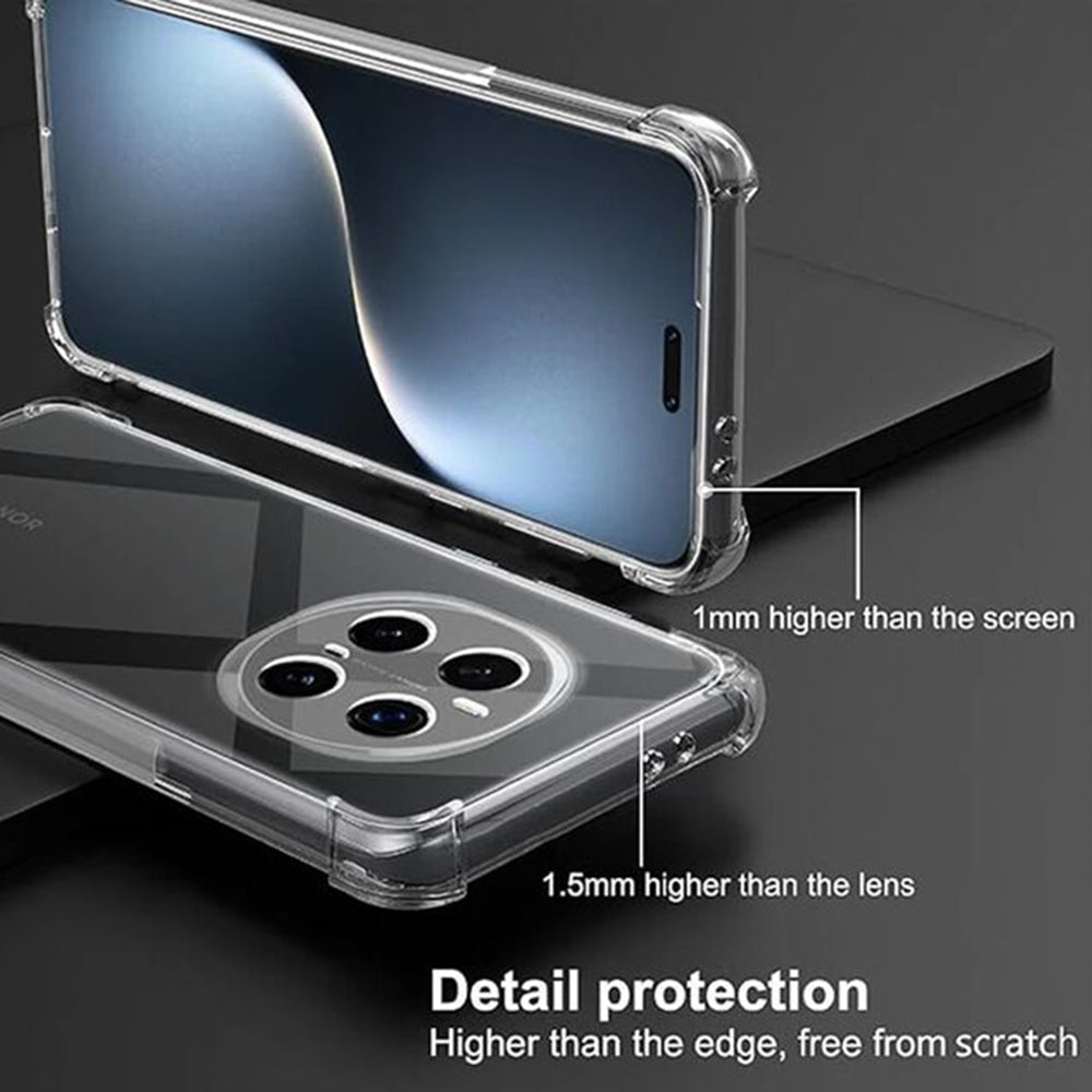 Fodral för Honor Magic7 Pro, Techsuit, Stötsäker Klar, Transparent