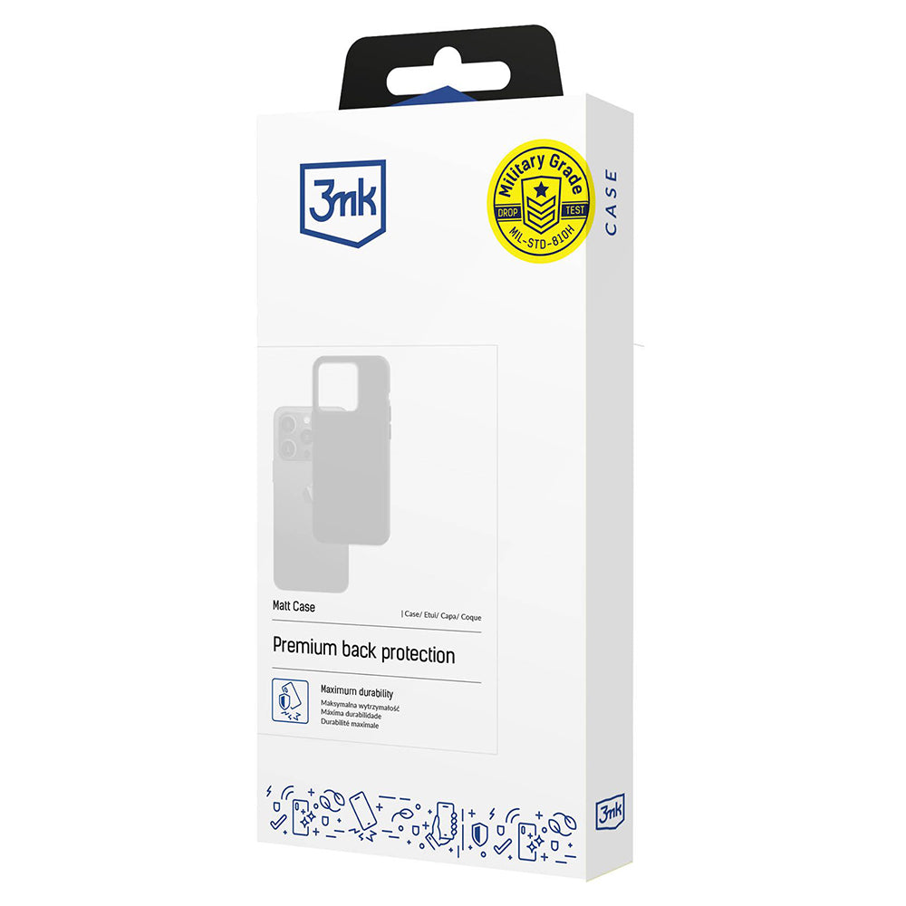 Skyddsfodral för Honor Magic8 Lite, 3MK, Matt Svart