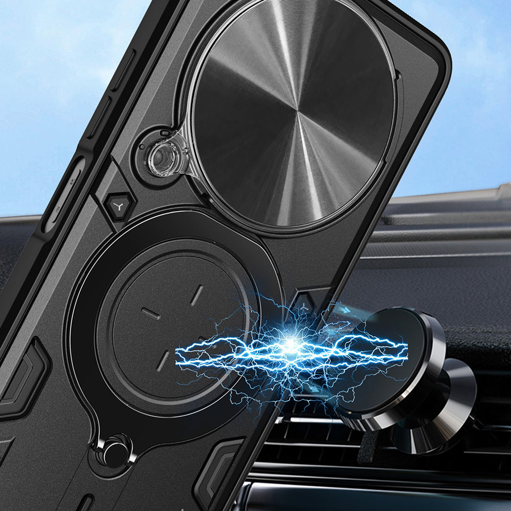 Skyddsfodral för Honor Magic8 Lite, Techsuit, CamGuard Pro, Blå