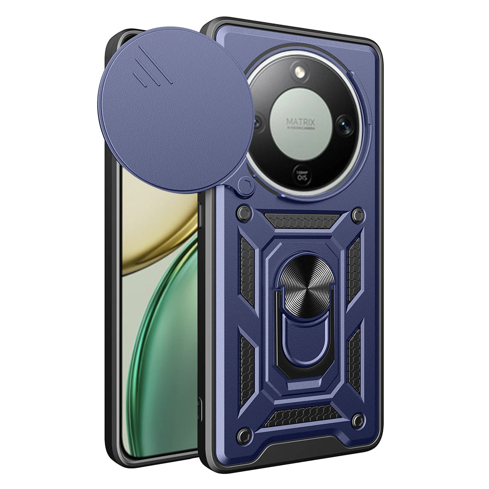 Skyddsfodral för Honor Magic8 Lite, Techsuit, CamShield, Blå