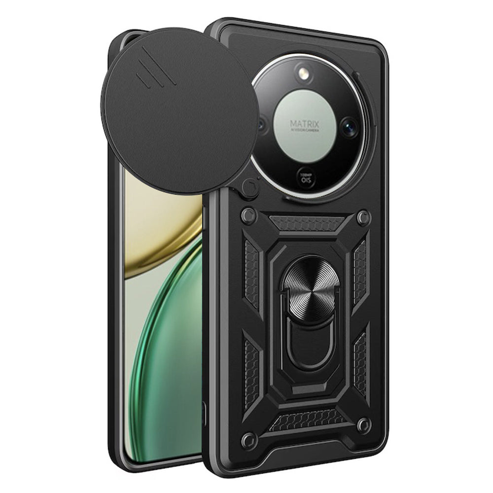 Fodral för Honor Magic8 Lite, Techsuit, CamShield, Svart