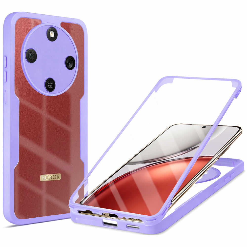 Skyddsfodral för Honor Magic8 Lite, Techsuit, ColorVerse 360, Lila