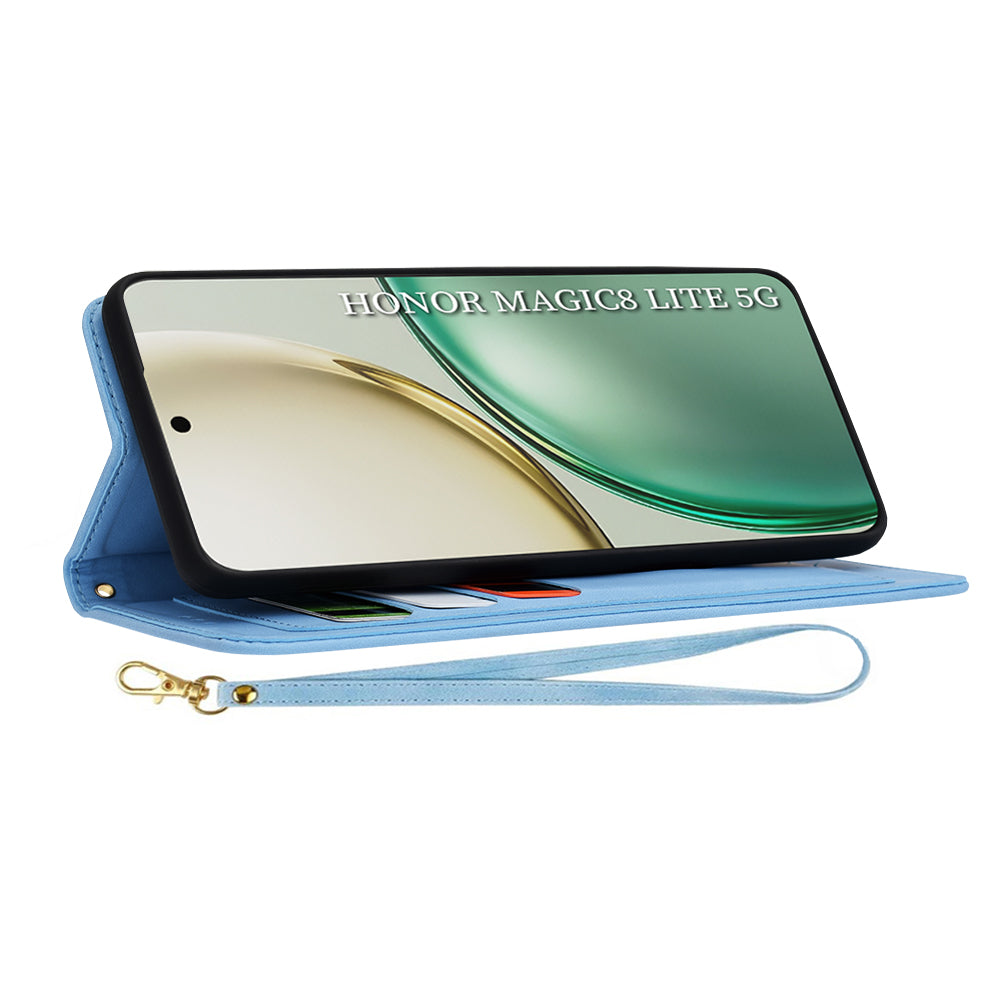 Fodral för Honor Magic8 Lite, Techsuit, FlipCraft, Blå