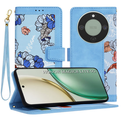 Fodral för Honor Magic8 Lite, Techsuit, FlipCraft, Blå