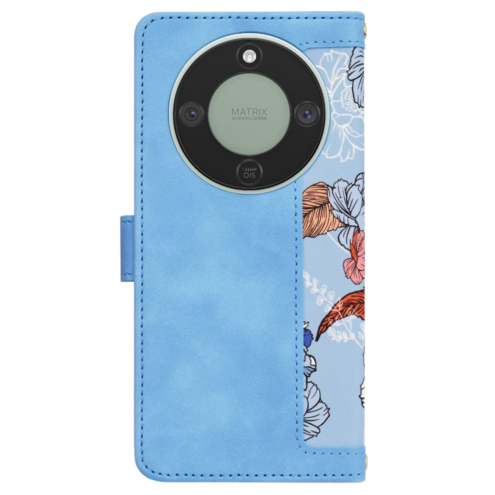 Fodral för Honor Magic8 Lite, Techsuit, FlipCraft, Blå